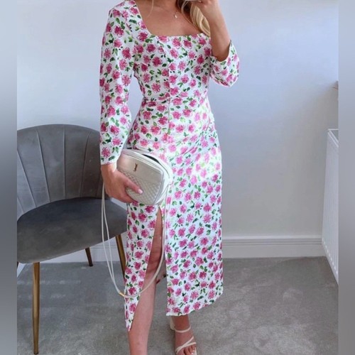 Abito midi floreale - , zara