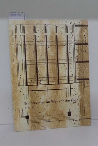 Erinnerungen mies van der - an,