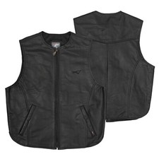 Gilet pelle motociclista - gilet,