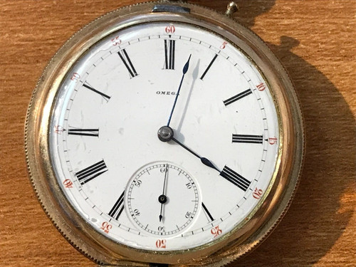 Omega pocket watch gold filled - watch,
