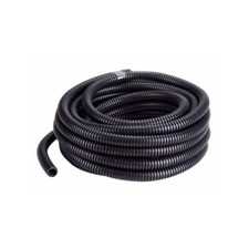 TUBO CORRUGATO FLESSIBILE NERO PER IMPIANTI ELETTRICI MATASSA DA 25/50/100 MT
