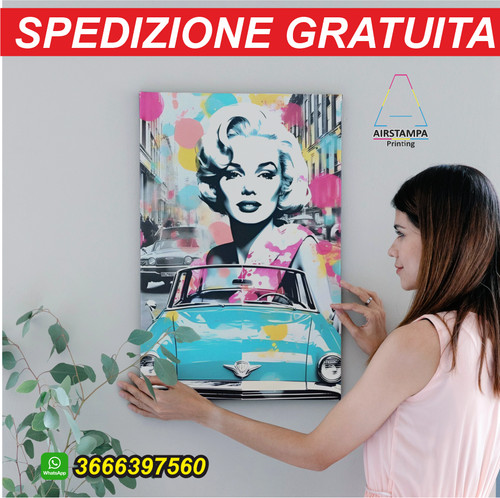 Quadro marilyn monroe stampa - ,