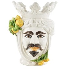 Caltagirone ceramic moor head - moor,