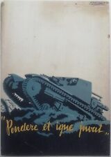 CARTOLINA CARRISTA STEFANINI FIRMATA AFRICA COLONIALE CARRI ARMATI MILITARE 