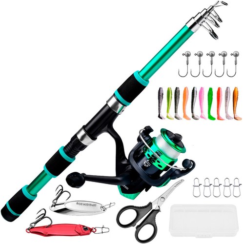 Set canna pesca - canna,