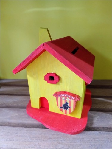Salvadanaio legno benevento - in,