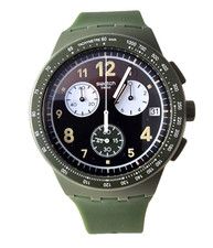orologio SWATCH Chrono NOTHING BASIC ABOUT GREEN SUSG406 cronografo con data