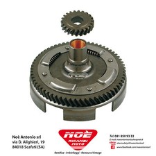 Clutch bell iron with helical