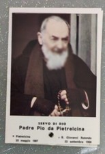 SERVO DI DIO PADRE PioI Reliquia A 3 ANNI DALLA MORTE CON SIGILLO DEI CAPPUCCINI