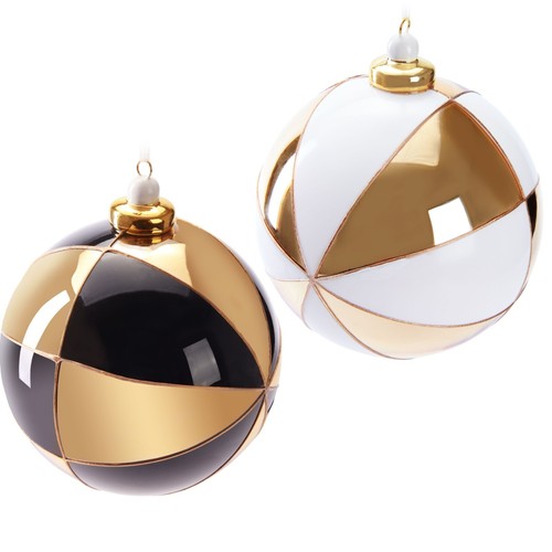 Palline natale vetro cm - vetro,
