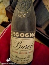 VINO BAROLO 1967 GIACOMO