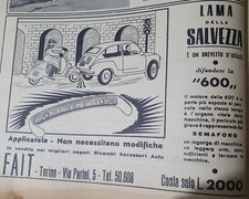 AUTO FIAT 600 PARAURTI FAIT  -