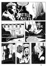 CORRADO ROI  - Tavola originale Brendon Speciale n.8 "Nel cuore del buio" p. 36