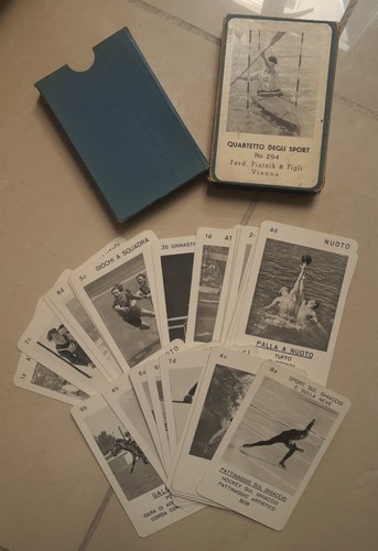 Carte quartetto degli sport - degli,