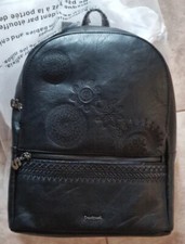 Desigual zaino nero in pelle