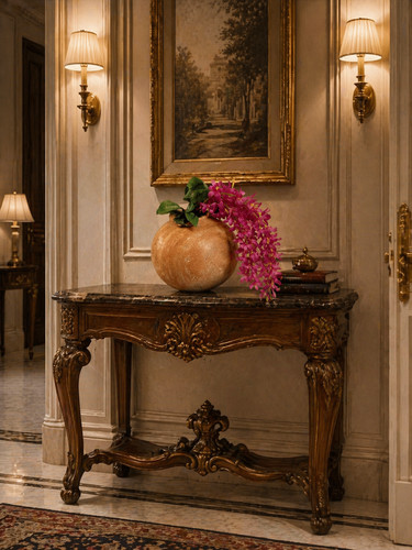 Vaso marmo travertino rosso - in,