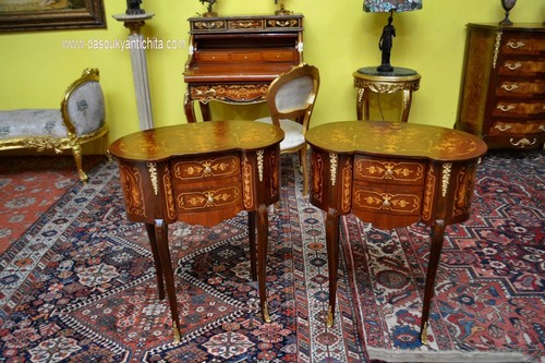 Coppia comodini tavolini - -,