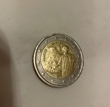 Rara moneta da 2 euro Dante