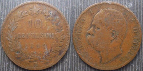 Italy centesimi 1894 - italy,