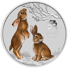 1 oz argento Lunar 3