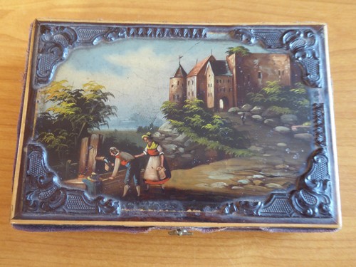 Cofanetto 1830 circa scena - circa,