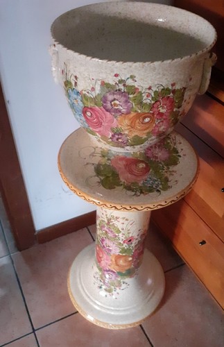 Colonna con portavaso - con,