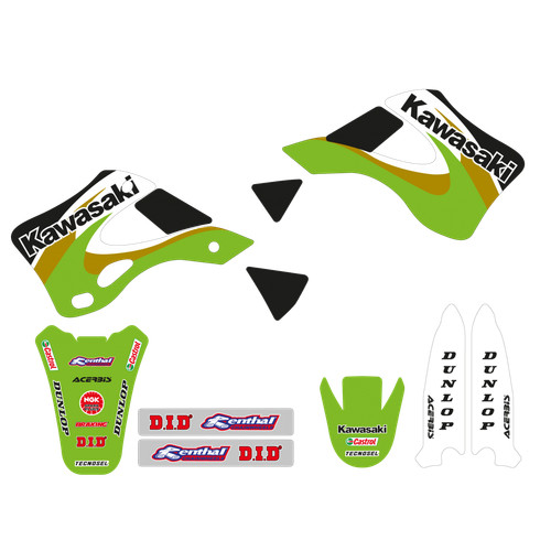 Kit adesivi grafiche kawasaki - grafiche,