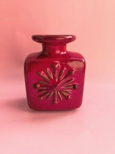Thun vaso rosso smaltato - vintage