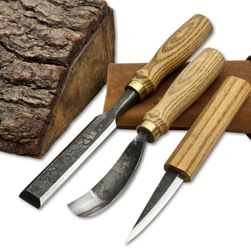 Set attrezzi intaglio - , legno