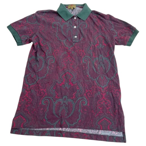 Polo etro paisley - etro, verde