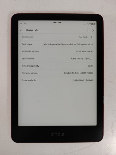 Amazon kindle paperwhite - kindle,