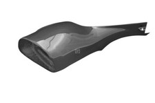 Presa d'aria sinistra in