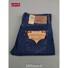 LEVI'S jeans LEVIS 501 Original Fit 501.01.14 blu classic denim Dritto Vintage