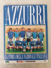 Album figurine AZZURRI storia della Nazionale Italiana Guerin Sportivo Ferrero