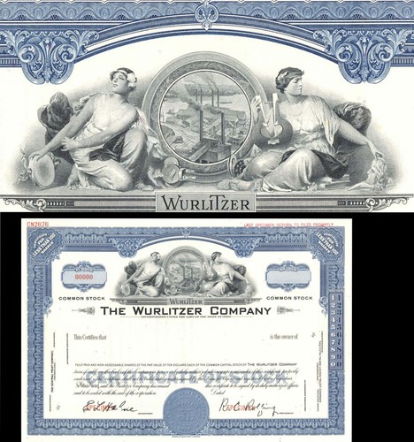 Wurlitzer certificato - co.,