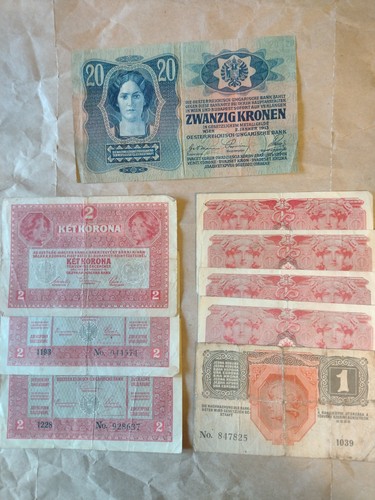 Set banconote austria ungheria - banconote,