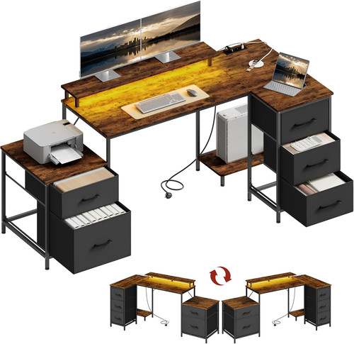 Scrivania angolare 180x80x84 - scrivania,