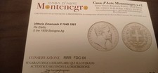 5 Lire 1859 Bologna Re Eletto