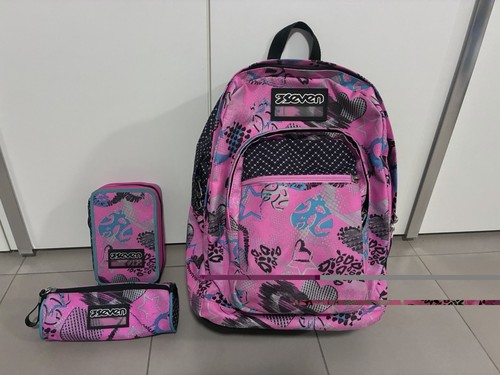 Seven zaino scuola rosa/fucsia
