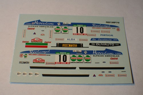 Decal ford escort rs gr1 - ford,