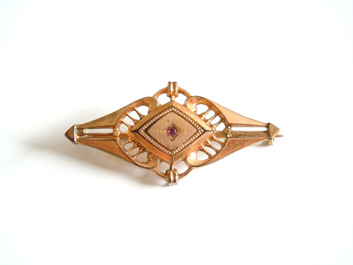 Antico spilla pietra rosa - antico,