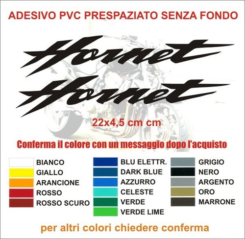 Kit adesivi hornet 600 900 - kit,