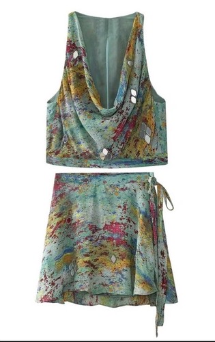 Zara ord set crop top - zara,