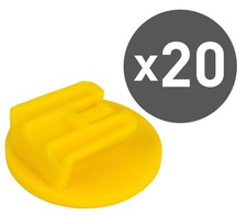 Conf. 20 pz Clip adesiva