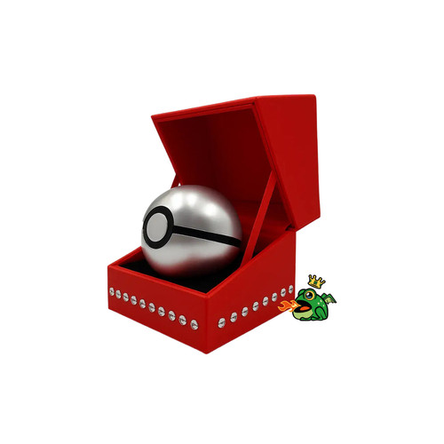 Pokemon poké ball - ball, argento