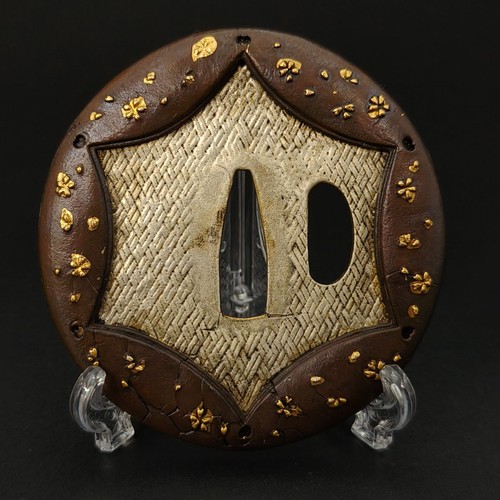 Japanese nihonto tsuba - nihonto, silver
