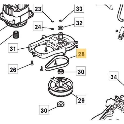 Cinghia per motore - per, elettrico