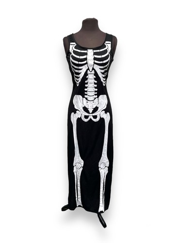 Vestito scheletro halloween - vestito,
