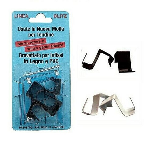 4pz ganci supporto bastoni - 4pz,