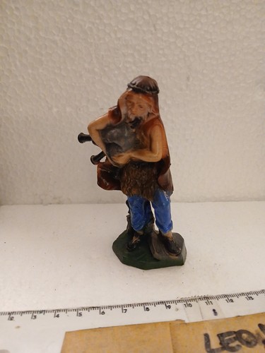 Personaggio presepe vintage - personaggio,